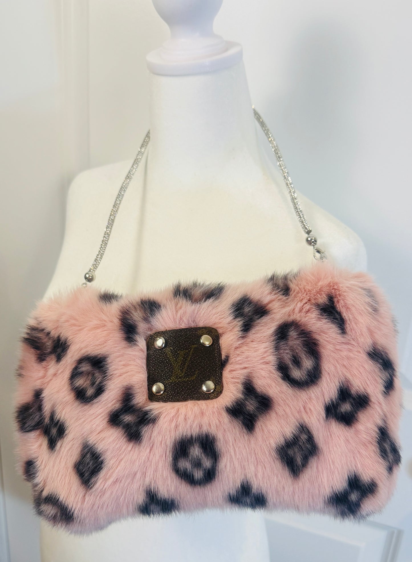 Pink Fuzz Designer Hand Bag