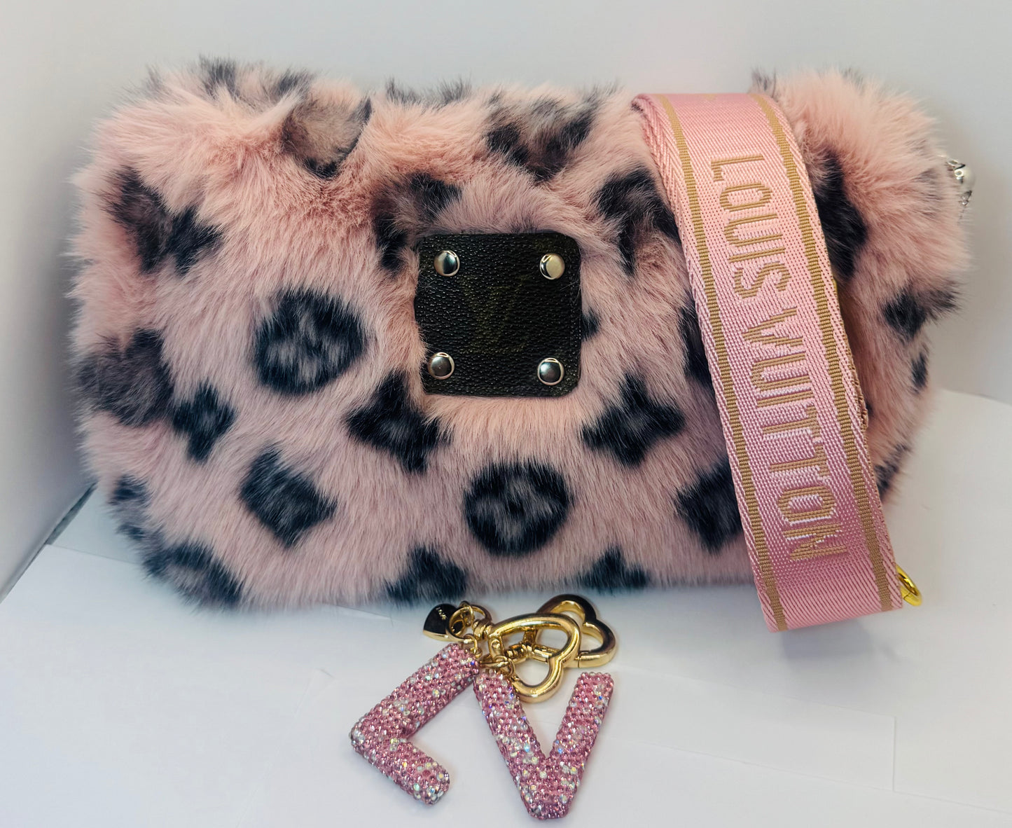 Pink Fuzz Designer Hand Bag