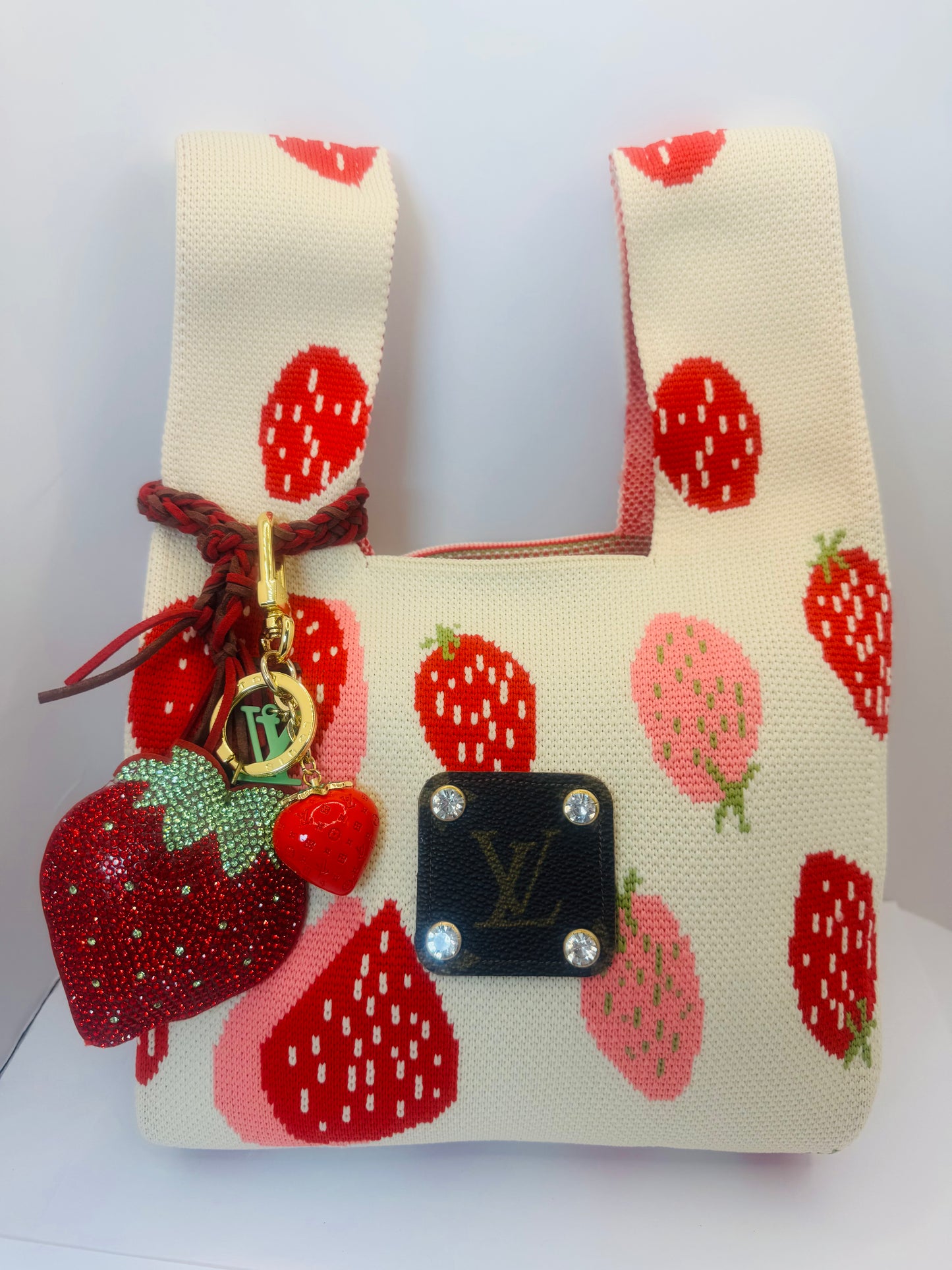 Red Strawberry Delight Hand Bag