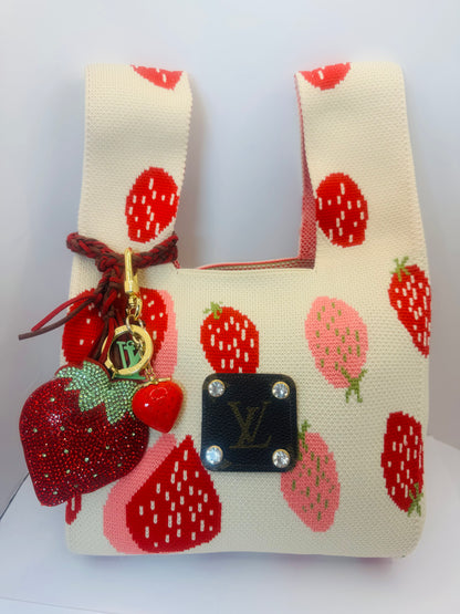 Red Strawberry Delight Hand Bag