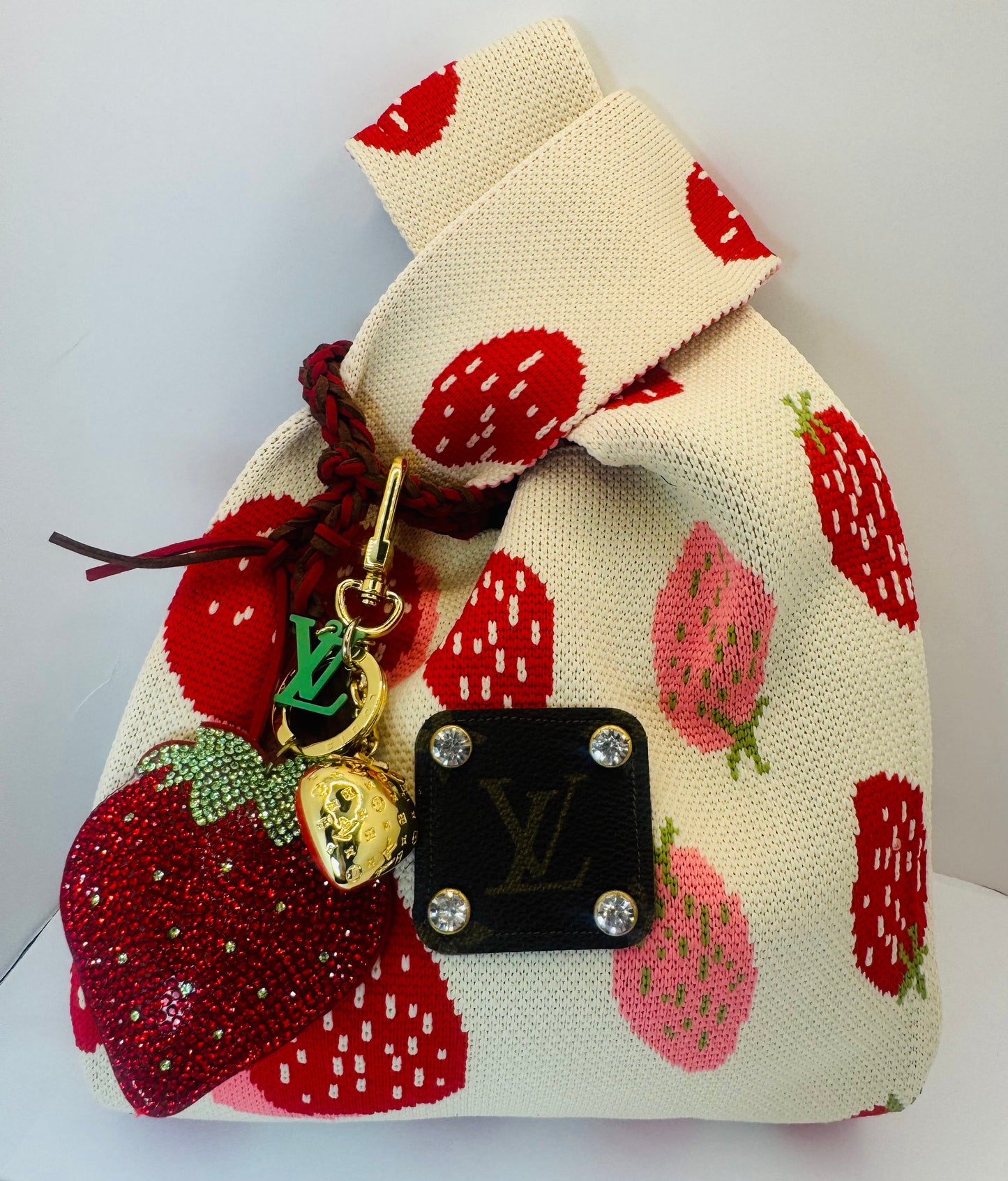 Red Strawberry Delight Hand Bag