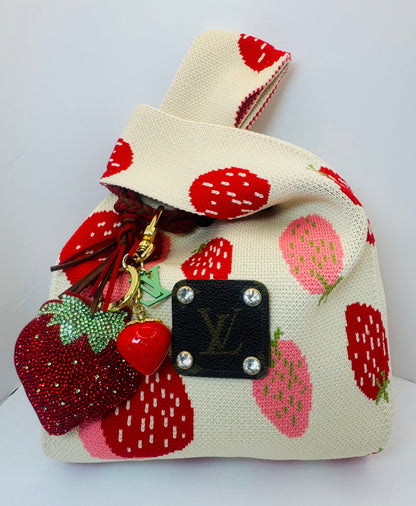 Red Strawberry Delight Hand Bag