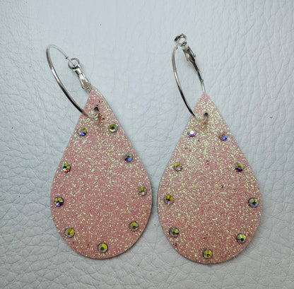 Pink Sparkle Earrings