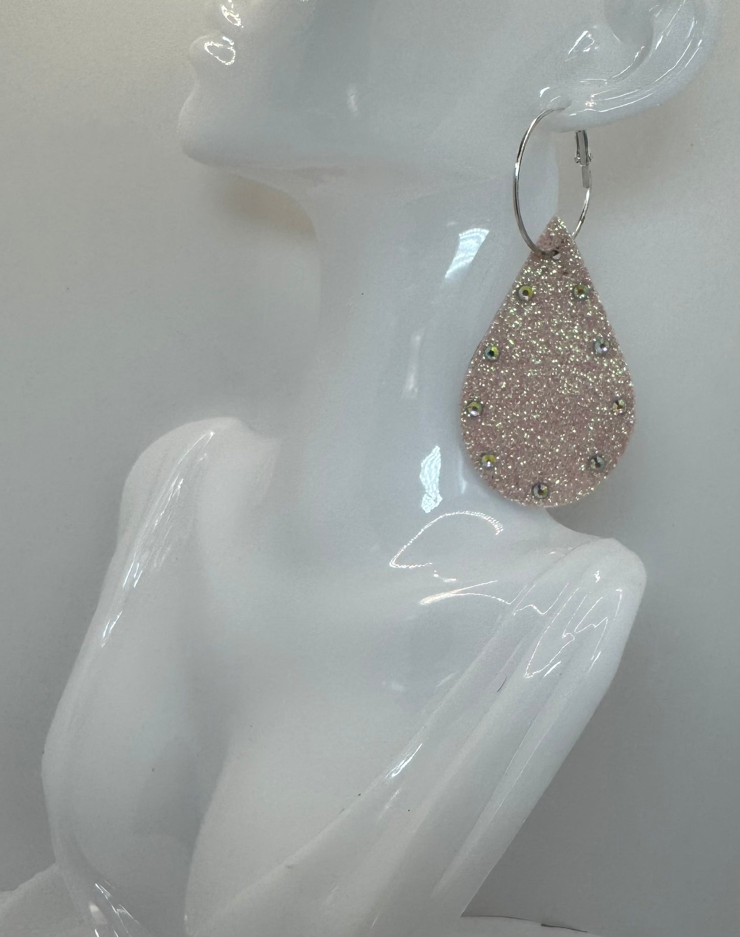 Pink Sparkle Earrings
