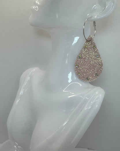Pink Sparkle Earrings