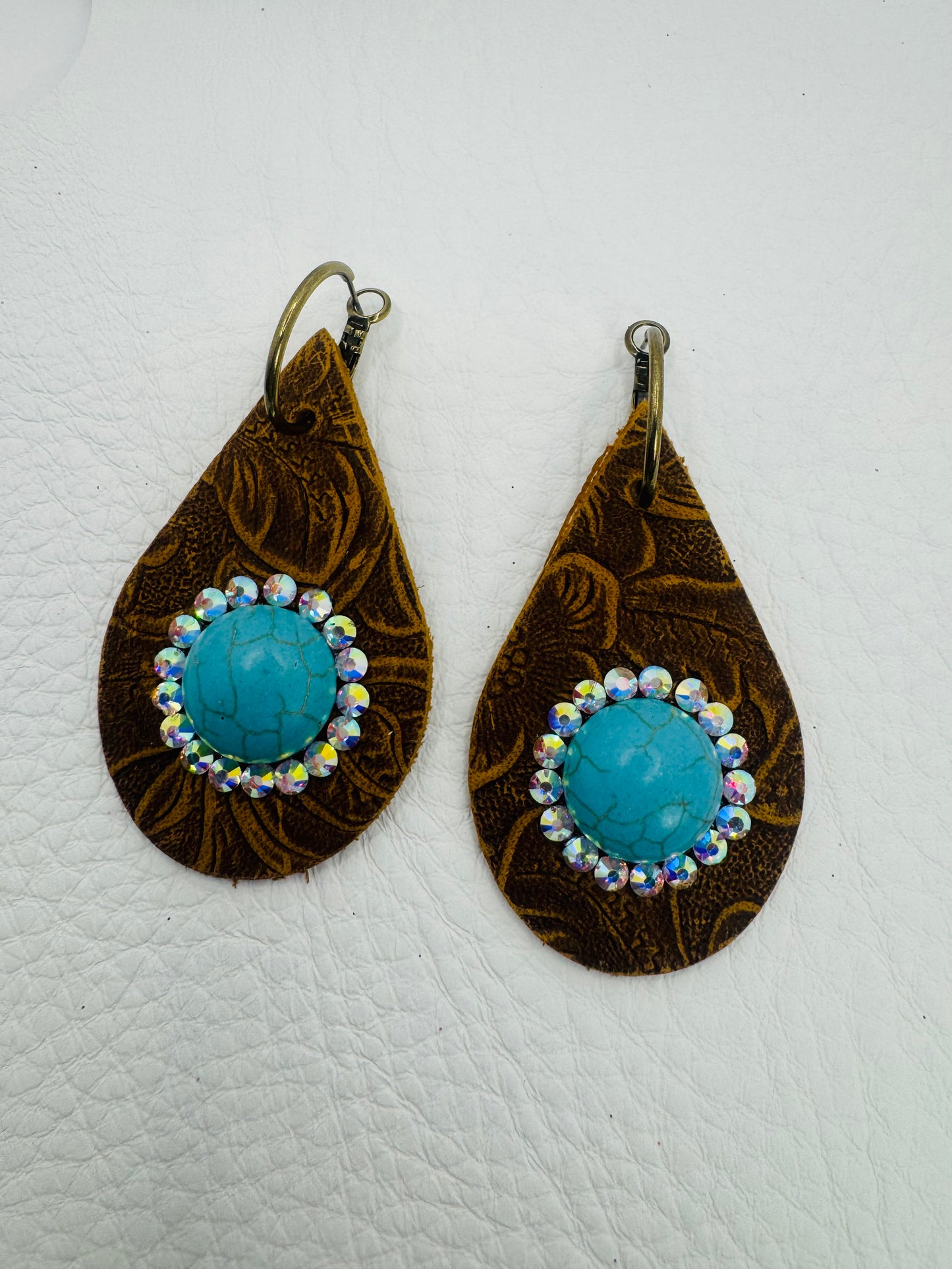 Turquoise Love Earrings