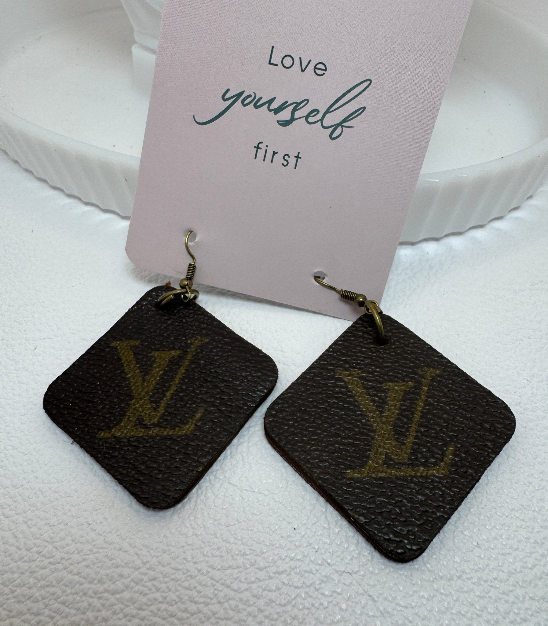 Glitter Multicolored Designer Spider Earrings - Jagged Leather Handmade Jewelry