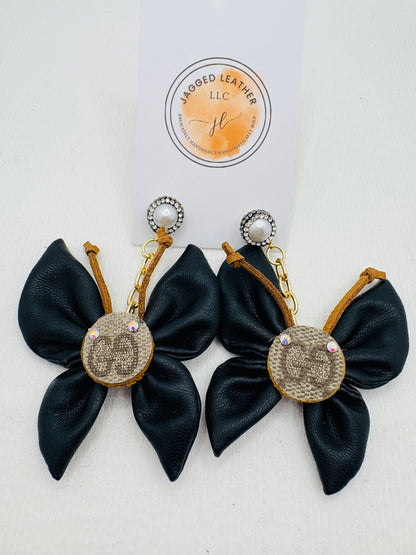 Black BOUGIE Butterfly Earrings