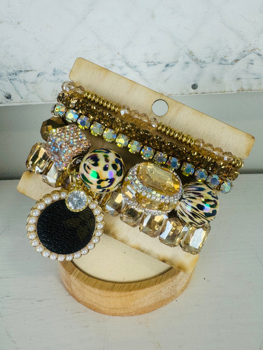 Yellow Chunky Safari Bracelet