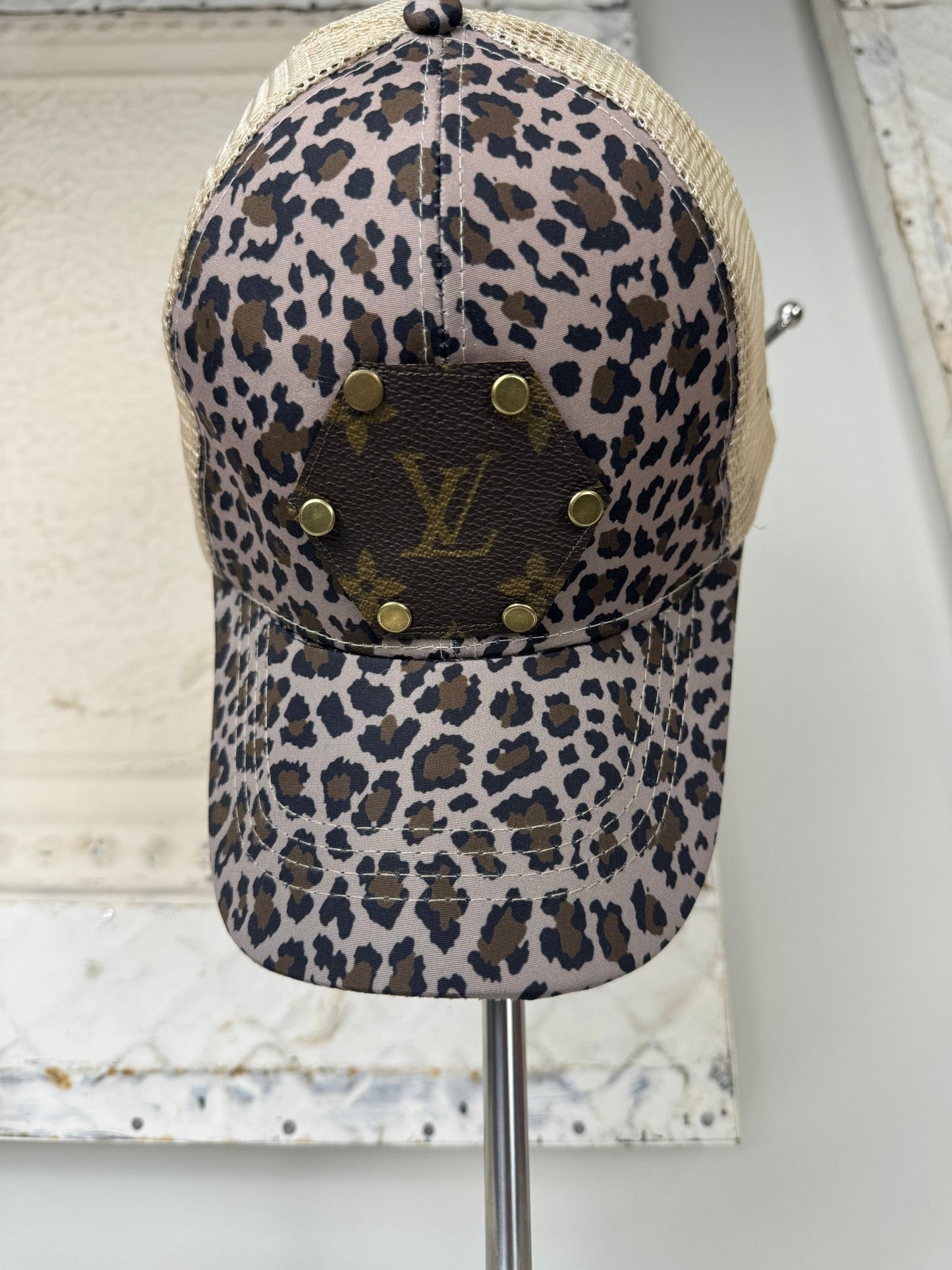 Trendy Tattered Collection: Breathable Leopard - Jagged Leather