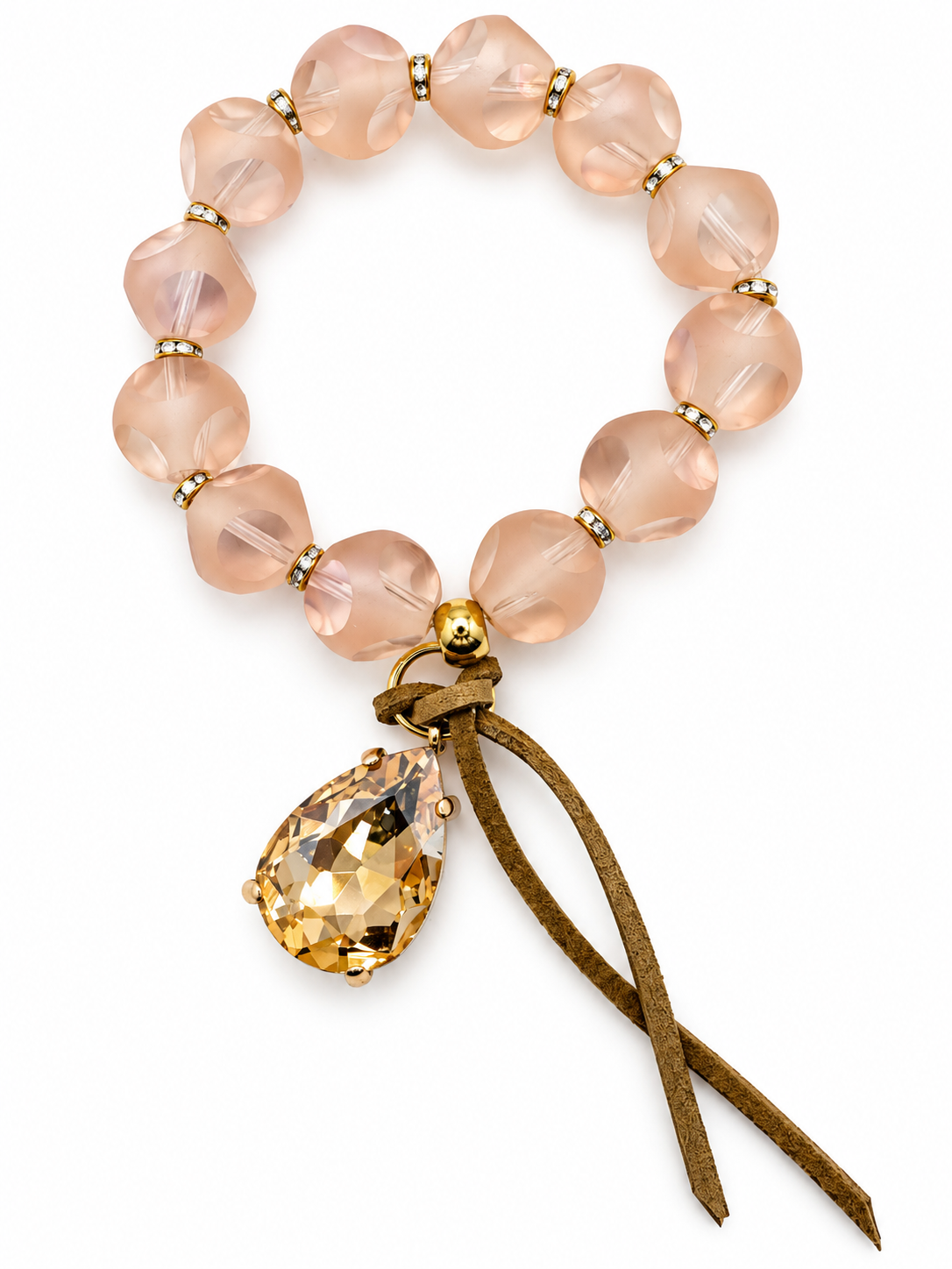 Pink Polka Dot Bracelet