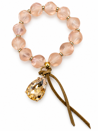 Pink Polka Dot Bracelet