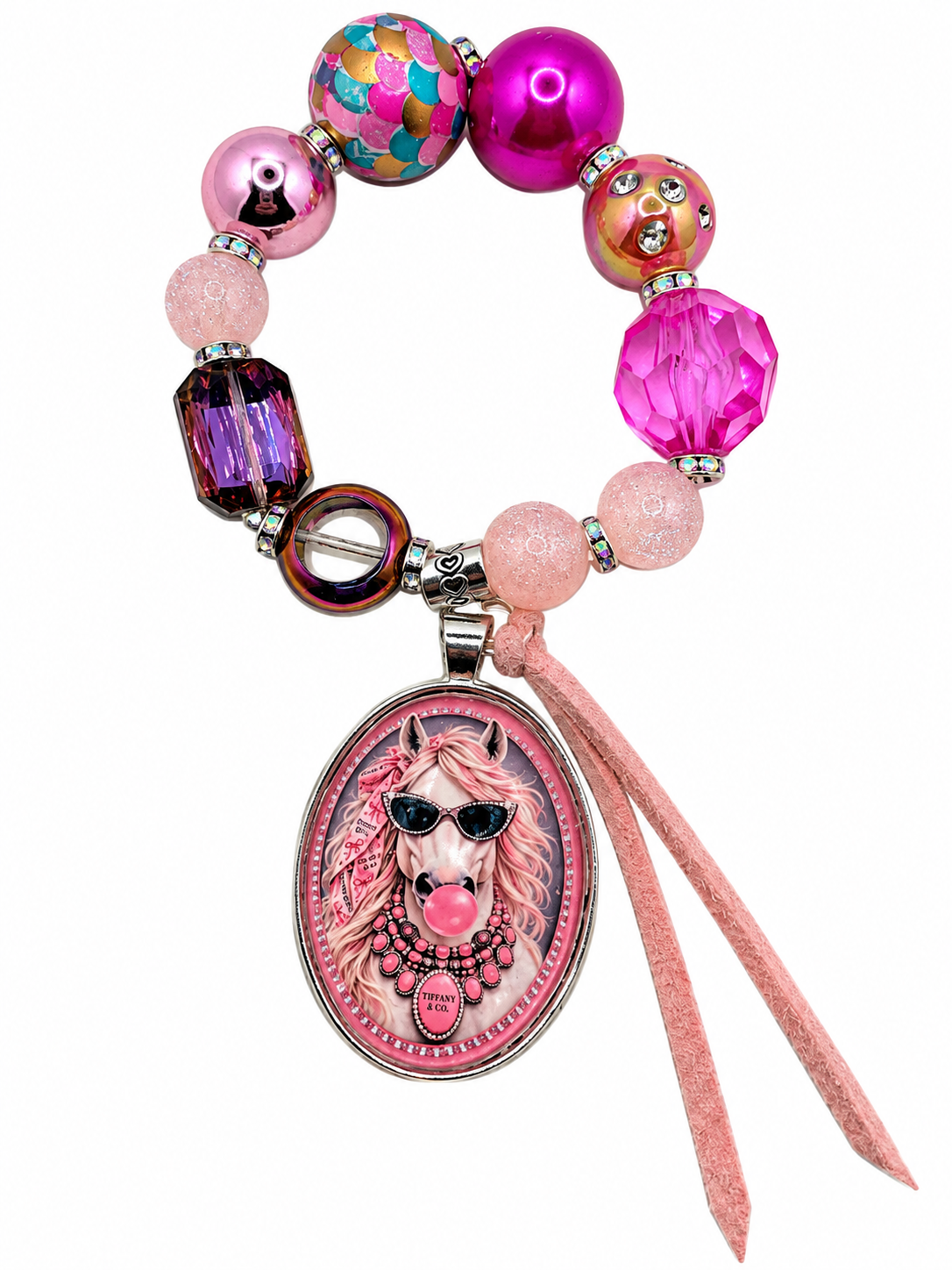 Pink Bubble Gum Bracelet