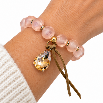 Pink Polka Dot Bracelet