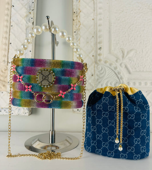 Rainbow shine Bucket Bag