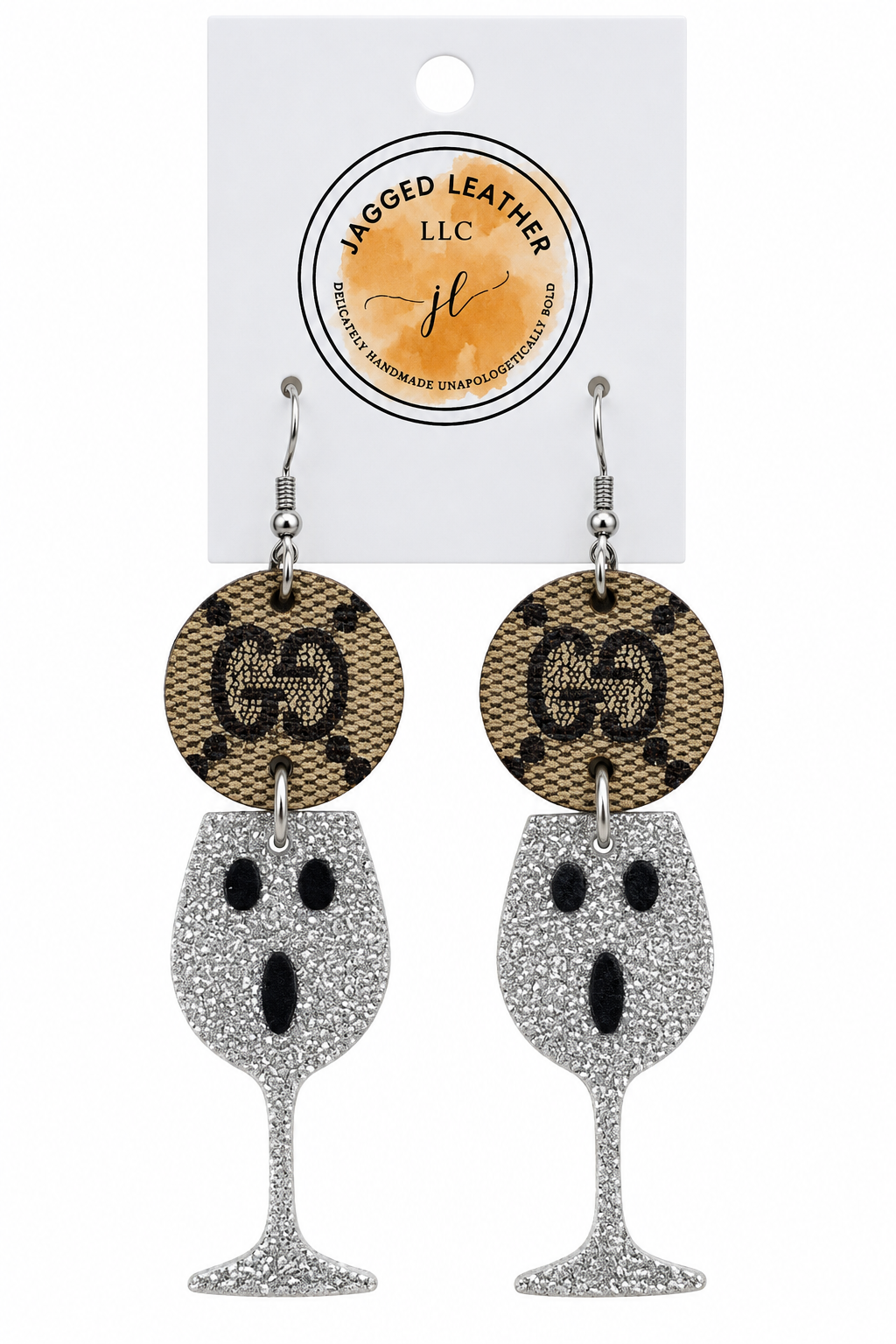 SILVER BOUGIE WINE Earrings