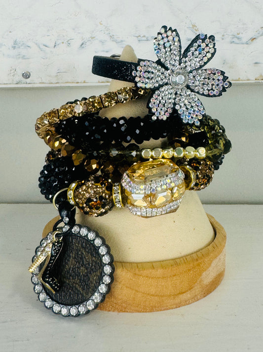 Black Chunky Safari Bracelet