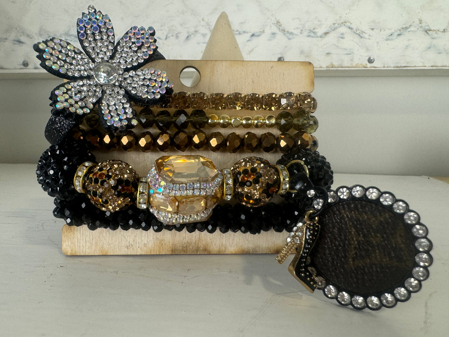 Black Chunky Safari Bracelet