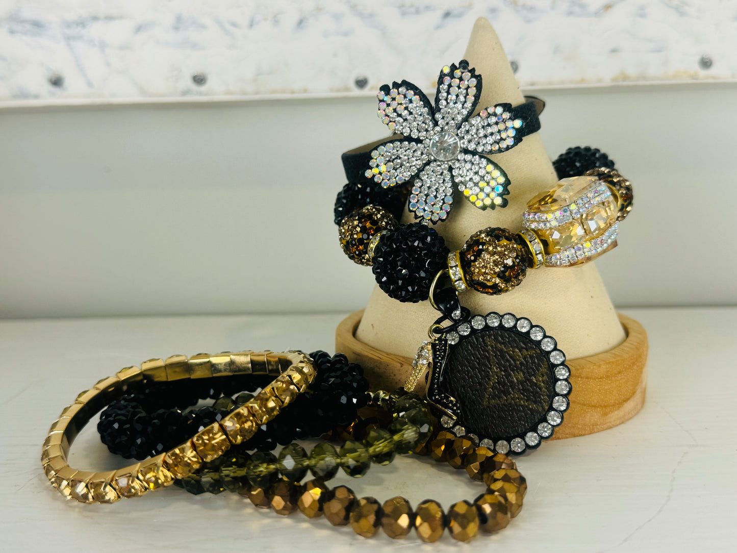 Black Chunky Safari Bracelet