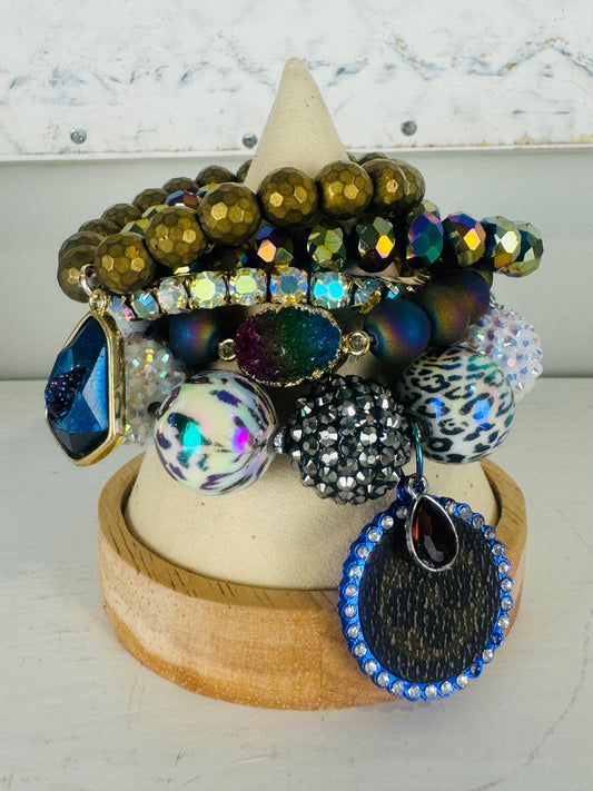 Purple Chunky Safari Bracelet