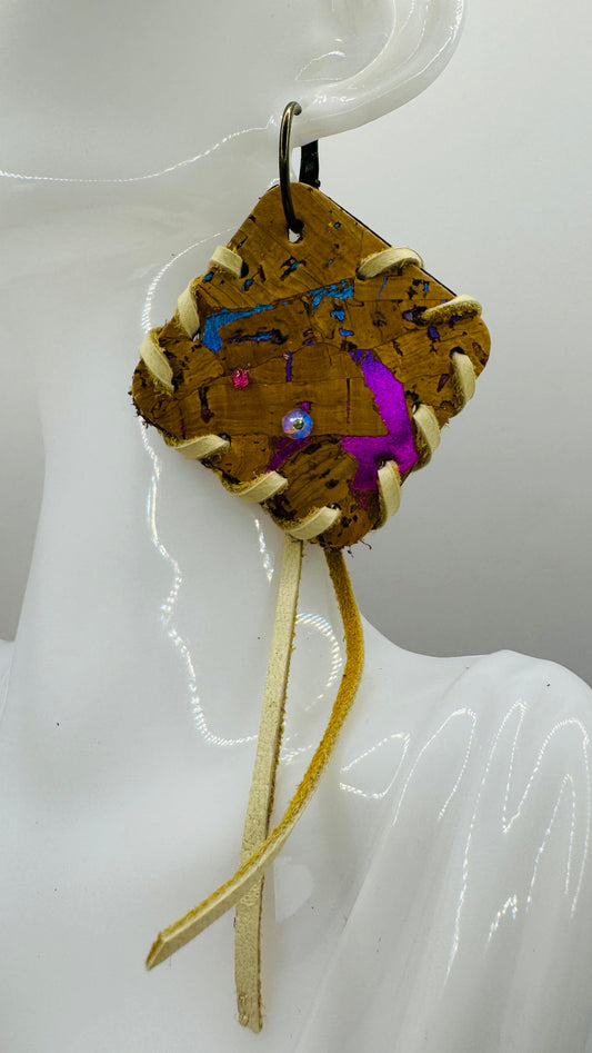 Pink Metallic Color Rush Earrings