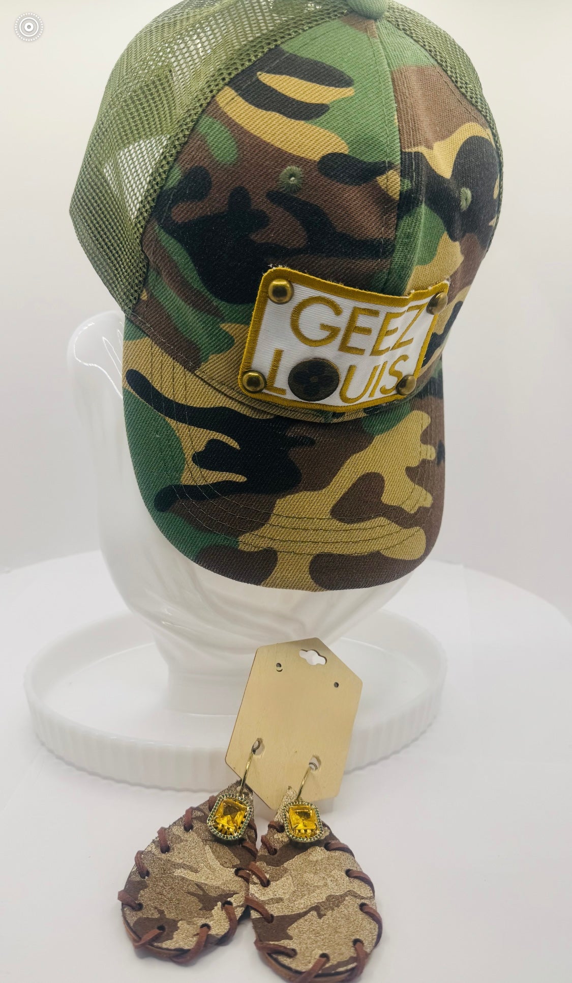 Unique Earrings:Requested: Charmed Camo