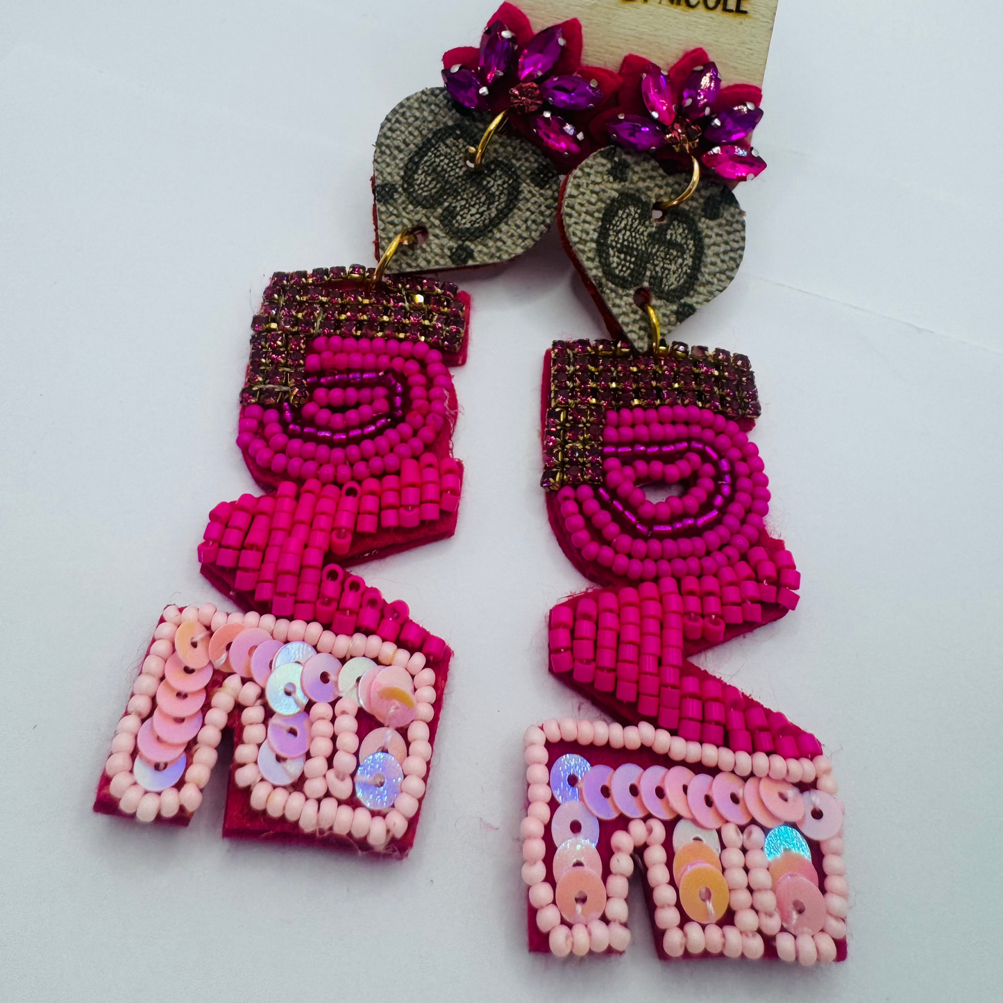 Unique Earrings: Love