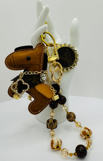 Brown Horse Designer Key Chain