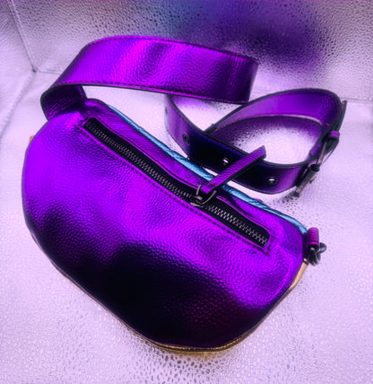 Metallic Prism Glow Bum Bag