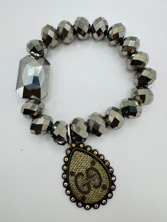 Silver Metallic Designer Bracelet