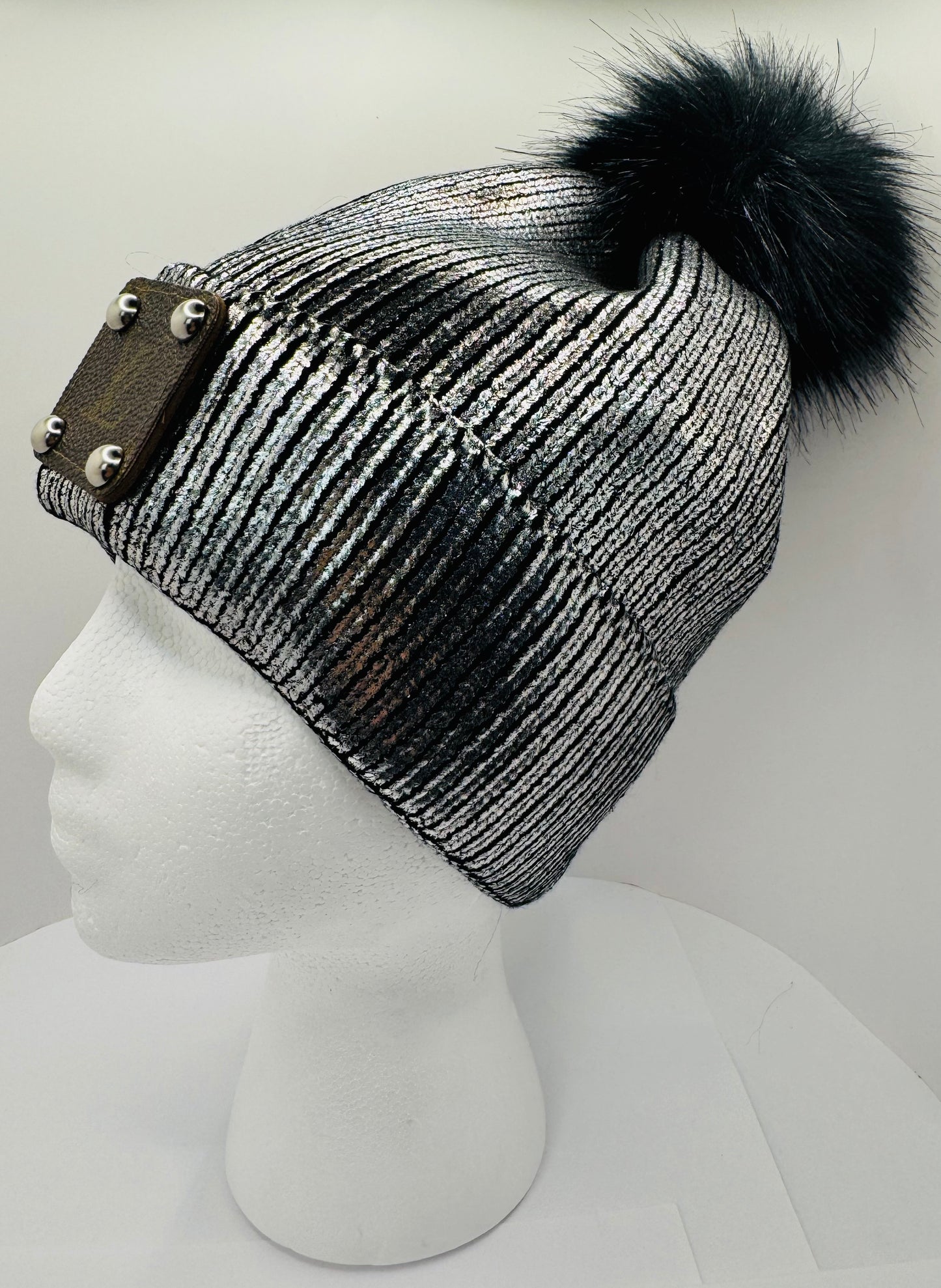 Silver Metallic Designer Toboggan